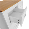 Chest of Drawers Wood 5 Drawers Cabinet Storage Organiser Unit for Bedroom White