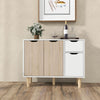 Living Room Sideboard Storage Cabinet with 2 Doors 2 Drawers TV Stand Cabinet