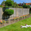 Heavy Duty Wrought Iron Metal Garden Fencing Steel Estate Railings Fence Panels