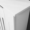 White Radiator Cover Cabinet Small Large Modern MDF Slat Wood Grill Furniture