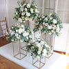 Tall Square Metal Geometric Stand Flower Vase Holder Party Wedding Centerpieces