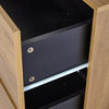 Storage Cabinet Sideboard with Drawers, Adjustable Shelves and Smart LED Lights