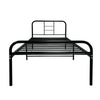 Simple Budget metal bed Single bed Frame w/Mattresses Option Bedroom Furniture