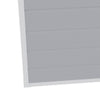 6Ft x6FT Grey Plastic Garden Shed Lockable Tool Storage House with Vent And Base