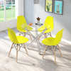Round Square Rectangular Dining Table 2/4 Wooden Chairs Kitchen Room Restaurant