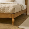 Dusk Annecy Natural Wood & Rattan Double Bed Frame RRP £799