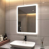 Bathroom LED Mirror Lights with Shaver socket Bluetooth Demister Touch 80x60CM