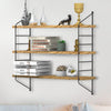 3Tier Wall Floating Shelf Unit Adjustable Bookshelves Display Living Room