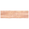 Lechnical Wall Shelf Brown 220 x 60 x 6 Solid Treated Oak, Wall Shelves, S4A0
