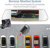 FHD Mirror Dash Cam Front and Rear 7 Inch Touch Screen Dual Dash Cam Rear
