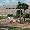 Garden Pergola Awning Shade Outdoor Canopy Furniture Party Barbecue Shelter 13ft from
