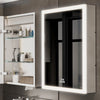 Double-side LED Illuminated Bathroom Mirror Cabinet Storage Shelf Anti-fog Touch