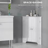 Corner Bathroom Cabinet Freestanding Bathroom Storage Unit W/ Adjustable Shelf