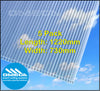 4mm greenhouse replacement sheets polycarbonate (5 Pack) - 730mm x 1220mm