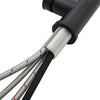 Modern Monobloc Kitchen Mixer Tap with Pull Out Hose Spray Single Lever Black