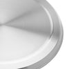 SET OF 4 SILVER STAINLESS STEEL METAL ELECTRIC COOKER HOB RING COVER COVERS LID