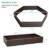 Garden Flower Raised Bed Above Ground Planter Flower Plant Pot Adjustable Shape