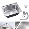 Undermount/Inset Kitchen Sink w/ Drainer Fittings Single/Double Bowl Campervan