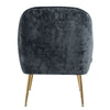 Velvet Scallop Shell Back Tub Chair Armchair Dressing Sofa Stool Bedroom Lounge