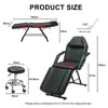 New Massage Table Bed Spa Bed Beauty Salon Tattoo Therapy Couch with Stool UK