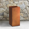 60cm Tall Metal Planter Garden Corten Steel Plant Flowers Pot Outdoor Trough Tub