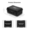 Portable Waterproof Hard Case with Customizable Fit Foam