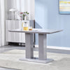 High Gloss Table Elegant Smooth Dining Room Furniture Rectangular Table 120cm