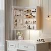 LED Bathroom Mirror Cabinet with Lights Touch Switch 3 Colors LED with Storage
