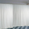 7/10ft Silk White Backdrop Drapes Party Wedding Ceremony Curtain Home Decoration