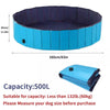 Large Pet Dog Bathtub Puppy Foldable Swimming Pool Portable Paddling Bath Blue