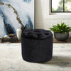 Crushed Velvet Pouffe Footstool Chairs Diamante Dressing Table Foot Stools Black