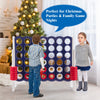 Giant Connect 4 Four in A Row Game Set 120x104cm 4-to-Score Outdoor Garden Game