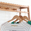 Heavy Duty Large Bamboo Clothes Rail Rack Garment Coat Stand Shoes Storage Tidy