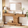63-Inch Long Console Table, Modern Wood Entryway Sofa Table for Living Room