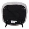 Modern Accent Armchair Single Sofa Soft Upholstered Chenille Bedroom Wooden Legs