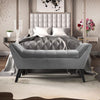 Chesterfield Button Bench Stool Pouffe Chair Hallway Window Bed End Side Seat UK