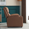 PU Leather Recliner Chairs with Cup Holders Push Back Reclining Sofa Living Room