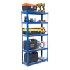 2 Bay Heavy Duty Garage Storage Racking/Shelving Unit/Metal Shelving 150kg UDL