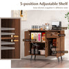 Buffet Cabinet Sideboard Cabinet w/ 3 Doors & Pull-out Drawer