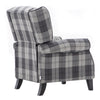 Recliner Armchair Lounge Sleeper Sofa Chair Fireside Fabric Tartan