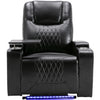 Electric Pu Leather Recliner Chair W/ USB Charge Port Sofa Gaming Home Armchair