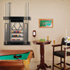 Billiards Pool Cue Rack Wall-Mounted Pool Stick Holder Holds Billiards Equipment