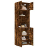 Storage Cabinet Smoked Oak 70x42.5x225 Engineered Wood J6I6