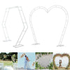 Wedding Square/Round/Arched Door Backdrop Stand Flowers Display Frame Metal Rack