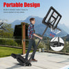 Portable Basketball Hoop for Both Youth and Adults Height Adjustable 1.35-3.05m