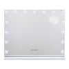 Large Hollywood Vanity Makeup Mirror With Lights Wall Mount Tabletop 10X Magnif
