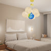 Modern Planet Earth Balls Globe Ceiling Pendant Light Shade Lampshade LED Bulb