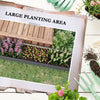 Garden Raised Flower Bed Outdoor Trough Galvanise Frame Plant Vegetables Planter