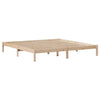 Bed Frame with Drawers 200x200 Solid Wood Pine C5A8