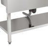 Commercial Sink Stainless Steel Freestand Kitchen Sink 120cm Single Bowl Drainer